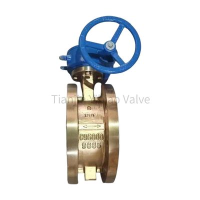Copper flange butterfly valve