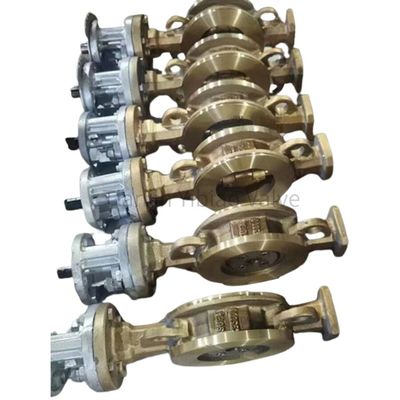 Copper hard seal butterfly valve
