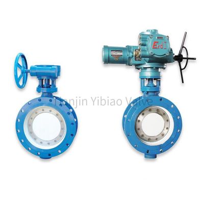 Butterfly valve for gas